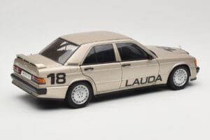 Mercedes 190E 2.3-16 W201 #1 N. Lauda Race of Champions Nurburgring 1984 AUTOart 1:18 88431 Metāls — attēls 3 no 8