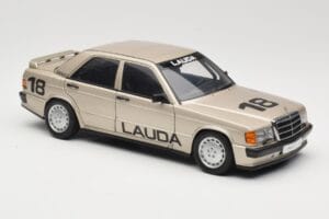 Mercedes 190E 2.3-16 W201 #1 N. Lauda Race of Champions Nurburgring 1984 AUTOart 1:18 88431 Metāls — attēls 6 no 8