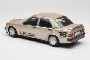 Mercedes 190E 2.3-16 W201 #1 N. Lauda Race of Champions Nurburgring 1984 AUTOart 1:18 88431 Metāls — attēls 7 no 8
