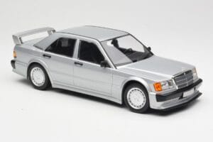 Mercedes 190E 2.5-16 EVO 1 W201 Sudrabs Minichamps 1:18 155036001 Metāls — attēls 4 no 6