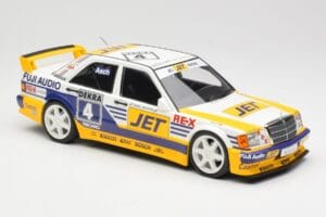 Mercedes 190E 2.5-16 EVO 1 W201 Team MS-Jet #4 R. Asch DTM 1989 Minichamps 1:18 155893604 Metāls — attēls 4 no 6