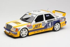 Mercedes 190E 2.5-16 EVO 1 W201 Team MS-Jet #4 R. Asch DTM 1989 Minichamps 1:18 155893604 Metāls