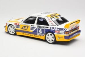 Mercedes 190E 2.5-16 EVO 1 W201 Team MS-Jet #4 R. Asch DTM 1989 Minichamps 1:18 155893604 Metāls — attēls 5 no 6