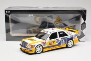 Mercedes 190E 2.5-16 EVO 1 W201 Team MS-Jet #4 R. Asch DTM 1989 Minichamps 1:18 155893604 Metāls — attēls 6 no 6