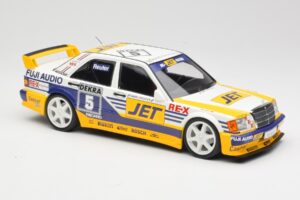 Mercedes 190E 2.5-16 EVO 1 W201 Team MS-Jet #5 M. Reuter DTM 1989 Minichamps 1:18 155893605 Metāls — attēls 4 no 6