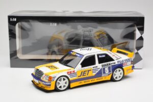 Mercedes 190E 2.5-16 EVO 1 W201 Team MS-Jet #5 M. Reuter DTM 1989 Minichamps 1:18 155893605 Metāls — attēls 6 no 6