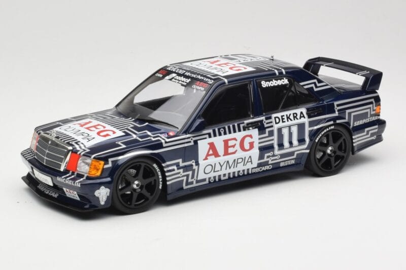 Mercedes 190E 2.5-16 EVO 1 W201 Team Snobeck #11 D. Snobeck DTM 1989 Minichamps 1:18 155893611 Metāls