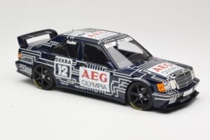 Mercedes 190E 2.5-16 EVO 1 W201 Team Snobeck #12 A. Cudini DTM 1989 Minichamps 1:18 155893612 Metāls — attēls 4 no 6