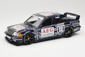 Mercedes 190E 2.5-16 EVO 1 W201 Team Snobeck #12 A. Cudini DTM 1989 Minichamps 1:18 155893612 Metāls