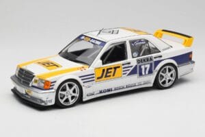 Mercedes 190E 2.5-16 EVO I W201 #17 Team MS-Jet J. van Ommen DTM 1990 Minichamps 1:18 155903617 Metāls