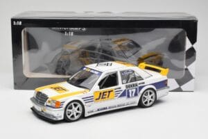 Mercedes 190E 2.5-16 EVO I W201 #17 Team MS-Jet J. van Ommen DTM 1990 Minichamps 1:18 155903617 Metāls — attēls 6 no 6