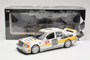 Mercedes 190E 2.5-16 EVO I W201 #60 Team AMG Mercedes K. Wendlinger DTM 1990 Minichamps 1:18 155903660 Metāls — attēls 6 no 6