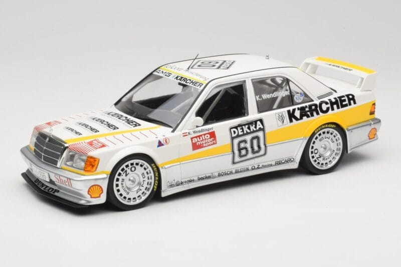 Mercedes 190E 2.5-16 EVO I W201 #60 Team AMG Mercedes K. Wendlinger DTM 1990 Minichamps 1:18 155903660 Metāls