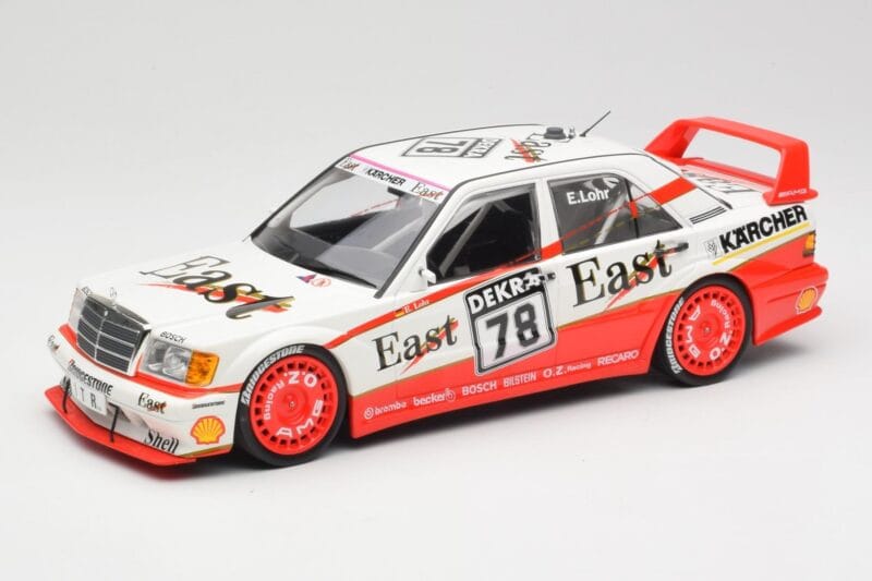 Mercedes 190E 2.5-16 EVO II W201 #78 Team AMG E. Lohr DTM 1991 Minichamps 1:18 155913678 Metāls