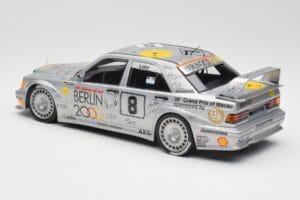 Mercedes 190E 2.5-16 EVO II W201 #8 Zung Fu E. Lohr Guia Race Macau 1992 Minichamps 1:18 155923608 Metāls — attēls 4 no 6