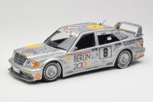 Mercedes 190E 2.5-16 EVO II W201 #8 Zung Fu E. Lohr Guia Race Macau 1992 Minichamps 1:18 155923608 Metāls