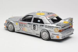 Mercedes 190E 2.5-16 EVO II W201 #9 Zung Fu K. Ludwig Guia Race Macau 1992 Minichamps 1:18 155923609 Metāls — attēls 4 no 6