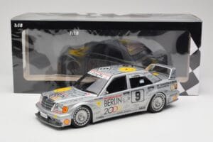 Mercedes 190E 2.5-16 EVO II W201 #9 Zung Fu K. Ludwig Guia Race Macau 1992 Minichamps 1:18 155923609 Metāls — attēls 6 no 6