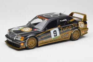 Mercedes 190E 2.5-16 EVO II W201 #9 Zung Fu K. Ludwig Guia Race Macau 1991 Minichamps 1:18 155913609 Metāls