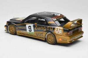 Mercedes 190E 2.5-16 EVO II W201 #9 Zung Fu K. Ludwig Guia Race Macau 1991 Minichamps 1:18 155913609 Metāls — attēls 4 no 6