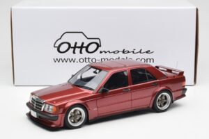 Mercedes 190E 2.5-16 W201 RAUH-Welt Republik Sarkans Otto 1:18 OT1083 Sveķi — attēls 6 no 6