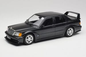 Mercedes 190E W201 2.5-16 EVO 2 Melns Metallic Minichamps 1:18 155036100 Metāls