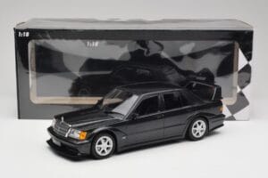 Mercedes 190E W201 2.5-16 EVO 2 Melns Metallic Minichamps 1:18 155036100 Metāls — attēls 6 no 6