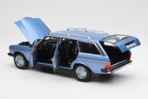 Mercedes 200 S123 T-Model Diamond Zils Dīlera Izdevums Norev 1:18 B66040671 Metāls — attēls 5 no 8