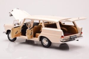 Mercedes 200 Universal W110 Krēmkrāsa Norev 1:18 183709 Metāls — attēls 5 no 8