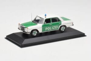 Mercedes 200 W115 Policija Minichamps 1:43 400034090 Metāls — attēls 2 no 4