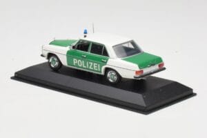 Mercedes 200 W115 Policija Minichamps 1:43 400034090 Metāls — attēls 3 no 4