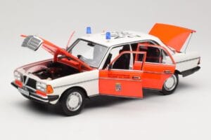 Mercedes 200 W123 Ātrā Palīdzība Balts Norev 1:18 183834 Metāls — attēls 2 no 8