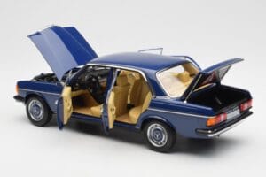 Mercedes 200 W123 Surf Zils Norev 1:18 183710 Metāls — attēls 5 no 8