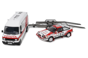 Mercedes 208D + Toyota Celica ST165 Gr.A RAC Safari 1990 Otto 1:18 OT480 Sveķi — attēls 3 no 4