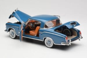 Mercedes 220 SE W128 Zils Sun Star 1:18 3561 Metāls — attēls 5 no 8