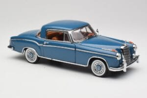 Mercedes 220 SE W128 Zils Sun Star 1:18 3561 Metāls — attēls 6 no 8