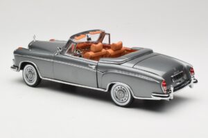 Mercedes 220 SE W128 Kabriolets Grey Metallic Sun Star 1:18 3352-M1 Metāls — attēls 7 no 8