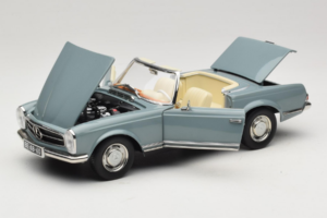 Mercedes 230 SL W113 Horizon Blue Norev 1:18 183992 Metāls — attēls 2 no 9