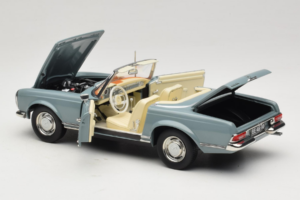 Mercedes 230 SL W113 Horizon Blue Norev 1:18 183992 Metāls — attēls 6 no 9