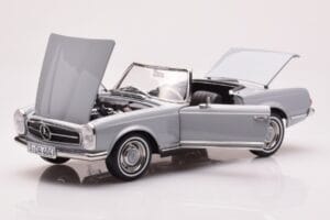 Mercedes 230 SL W113 Pagoda Pelēks Norev 1:18 183990 Metāls — attēls 2 no 8