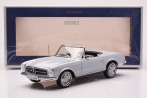 Mercedes 230 SL W113 Pagoda Pelēks Norev 1:18 183990 Metāls — attēls 8 no 8