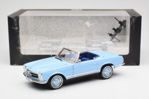 Mercedes 230 SL W113 Pagoda Horizon Zils Dīlera Izdevums Norev 1:18 B66040633 Metāls — attēls 10 no 10