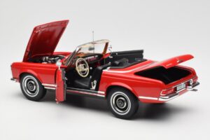 Mercedes 230 SL W113 Pagoda Sarkans Norev 1:18 B660640596 Metāls — attēls 5 no 8