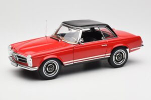 Mercedes 230 SL W113 Pagoda Sarkans Norev 1:18 B660640596 Metāls