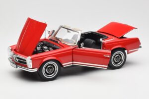 Mercedes 230 SL W113 Pagoda Sarkans Norev 1:18 B660640596 Metāls — attēls 2 no 8
