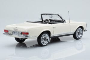 Mercedes 230 SL W113 Pagoda Balts Ierobežots Izdevums Norev 1:18 183768 Metāls — attēls 3 no 9
