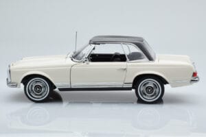 Mercedes 230 SL W113 Pagoda Balts Ierobežots Izdevums Norev 1:18 183768 Metāls — attēls 5 no 9