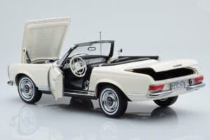 Mercedes 230 SL W113 Pagoda Balts Ierobežots Izdevums Norev 1:18 183768 Metāls — attēls 6 no 9