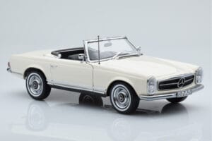 Mercedes 230 SL W113 Pagoda Balts Ierobežots Izdevums Norev 1:18 183768 Metāls — attēls 7 no 9