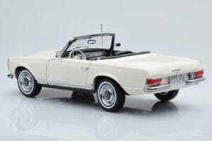 Mercedes 230 SL W113 Pagoda Balts Ierobežots Izdevums Norev 1:18 183768 Metāls — attēls 8 no 9
